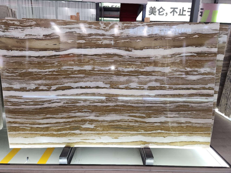 Corteccia (Natural Marble Slab – Vein Cut / Cross Cut Available)