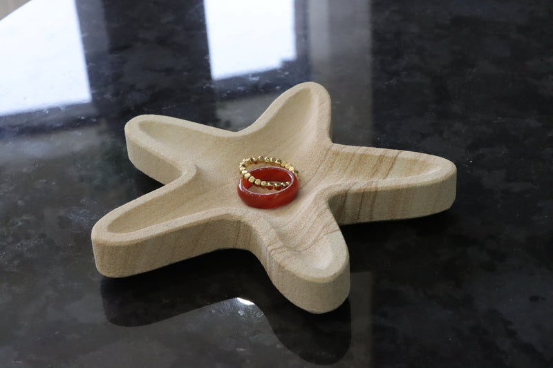 Seastar Sandstone Jewelry Tray