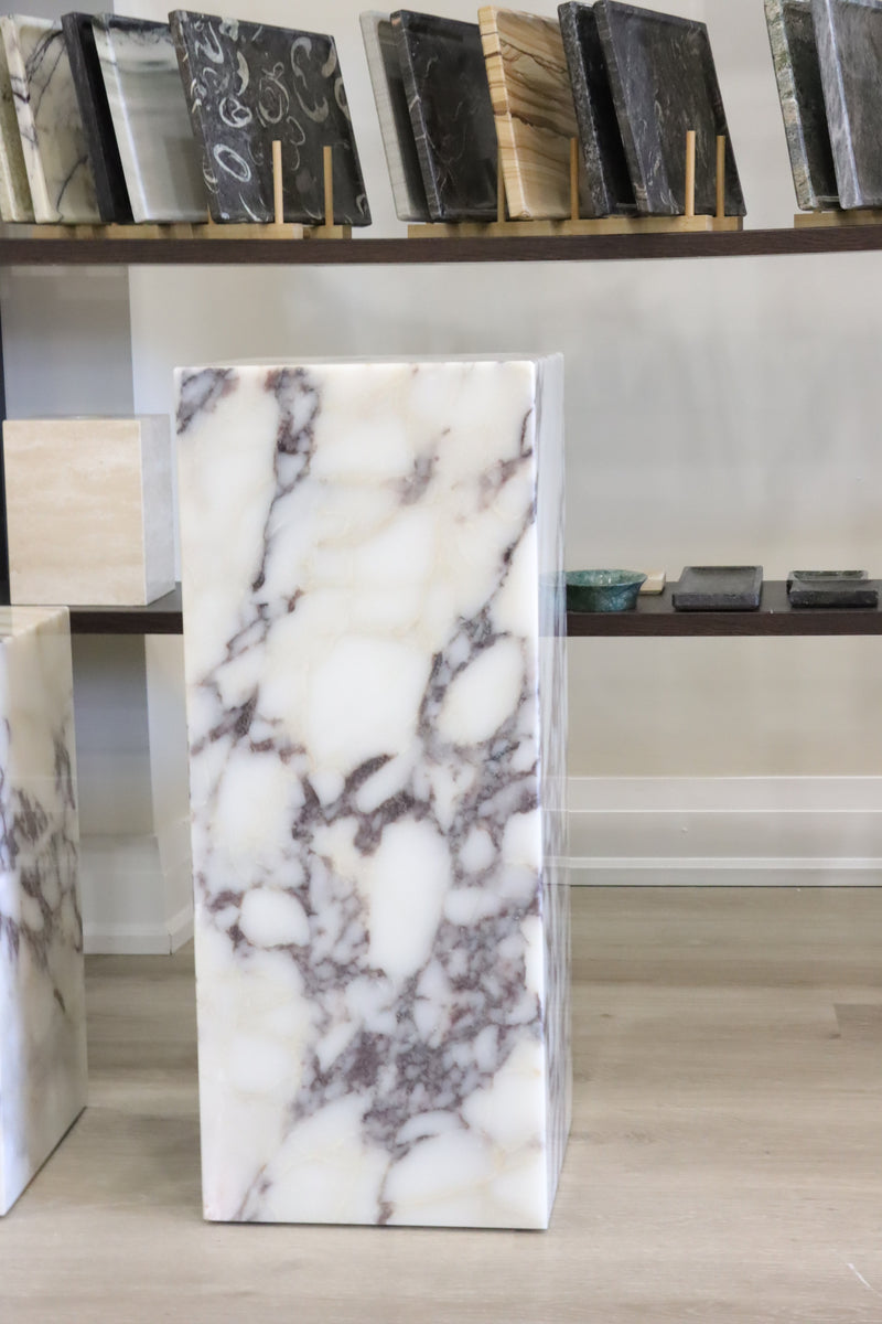 Marble Plinth Calacatta Viola