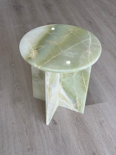 Onyx Round Accent Table/Plinth/Side/End Table