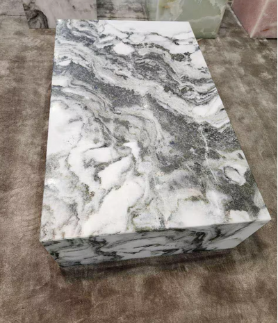 Marble Plinth, Side table, End table, Natural Stone Pedestal