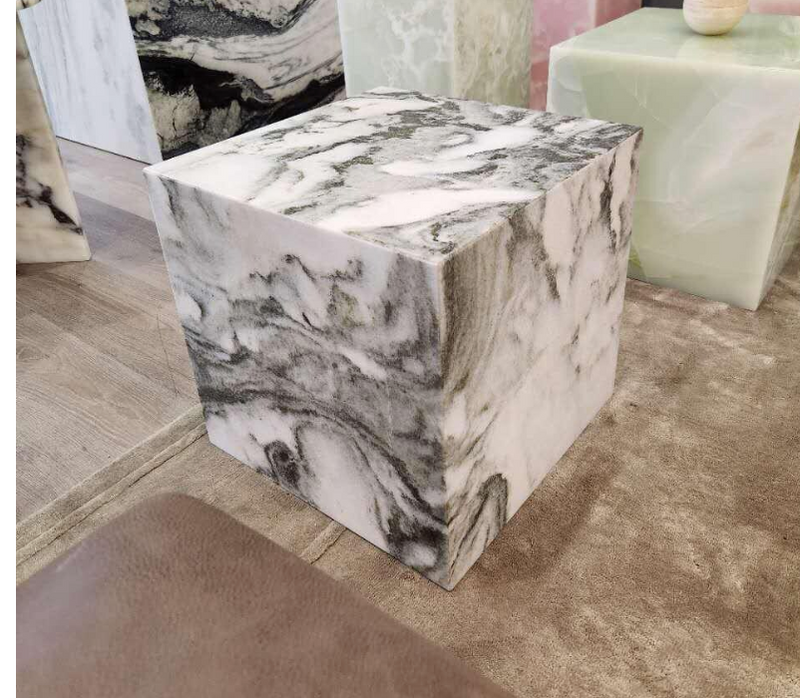 Marble Plinth, Side table, End table, Natural Stone Pedestal